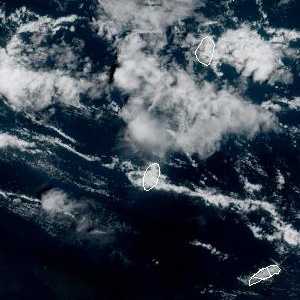 météo tropicale : Image satellite .
