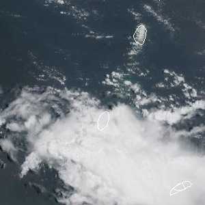météo tropicale : Image satellite .