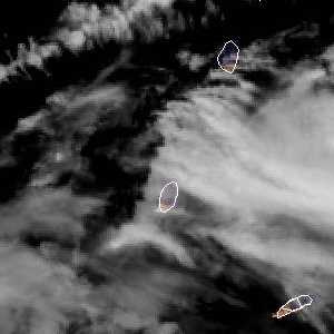 météo tropicale : Image satellite .