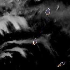 météo tropicale : Image satellite .