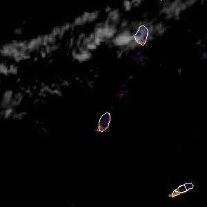 météo tropicale : Image satellite .
