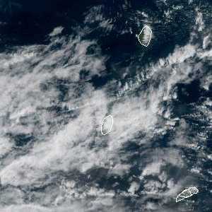 météo tropicale : Image satellite .