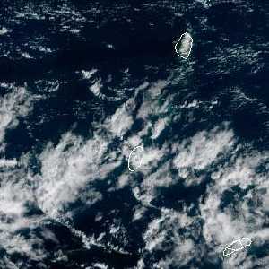 météo tropicale : Image satellite .