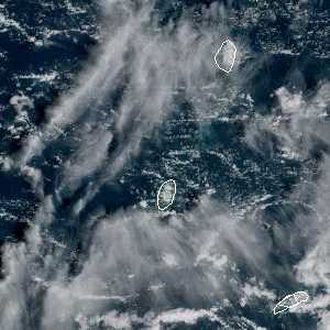 météo tropicale : Image satellite .