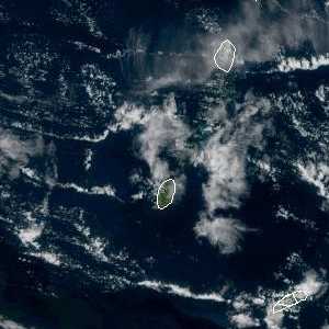 météo tropicale : Image satellite .