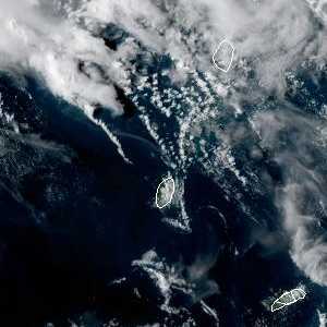 météo tropicale : Image satellite .