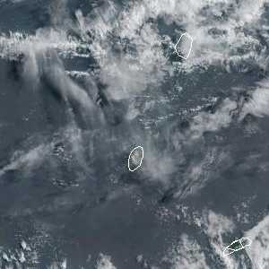 météo tropicale : Image satellite .