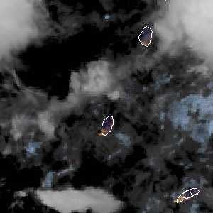 météo tropicale : Image satellite .