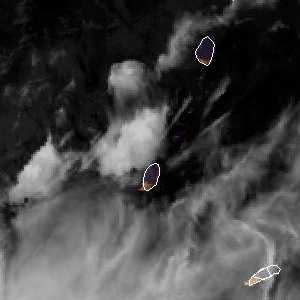 météo tropicale : Image satellite .