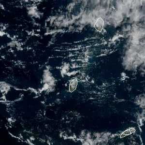 météo tropicale : Image satellite .