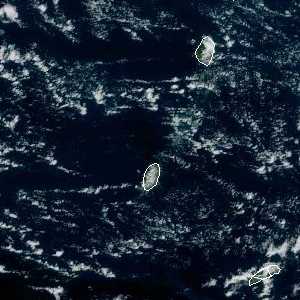 météo tropicale : Image satellite .