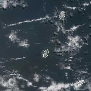 météo tropicale : Image satellite .