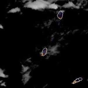 météo tropicale : Image satellite .