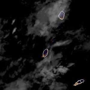 météo tropicale : Image satellite .