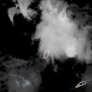 météo tropicale : Image satellite .