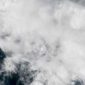 météo tropicale : Image satellite .