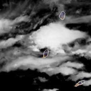 météo tropicale : Image satellite .