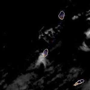 météo tropicale : Image satellite .