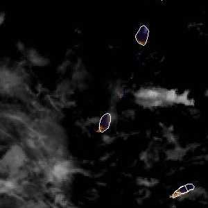 météo tropicale : Image satellite .