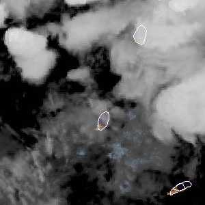 météo tropicale : Image satellite .