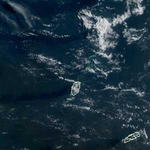 météo tropicale : Image satellite .