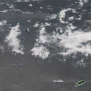météo tropicale : Image satellite .