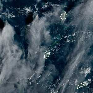 météo tropicale : Image satellite .