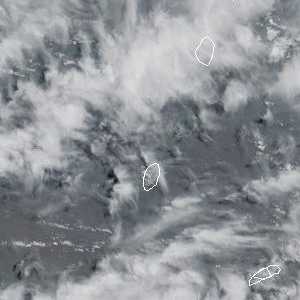 météo tropicale : Image satellite .