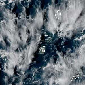 météo tropicale : Image satellite .