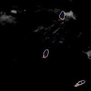 météo tropicale : Image satellite .