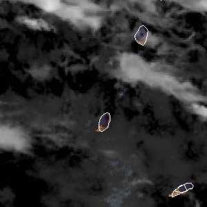 météo tropicale : Image satellite .