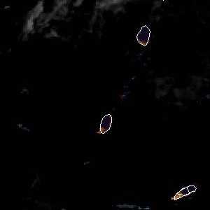 météo tropicale : Image satellite .