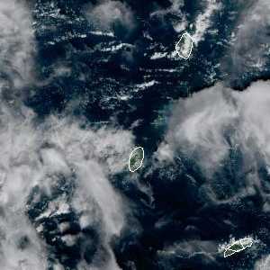 météo tropicale : Image satellite .