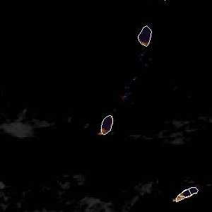 météo tropicale : Image satellite .