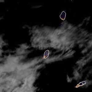 météo tropicale : Image satellite .