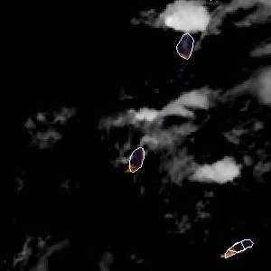 météo tropicale : Image satellite .