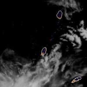 météo tropicale : Image satellite .