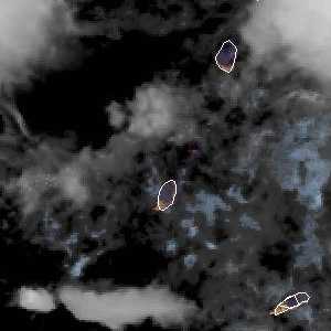 météo tropicale : Image satellite .
