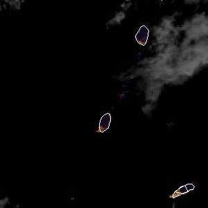 météo tropicale : Image satellite .