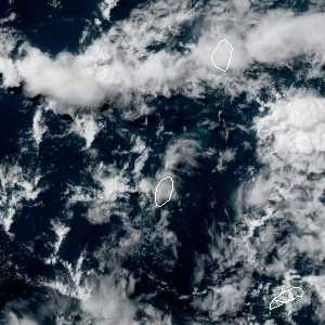 météo tropicale : Image satellite .