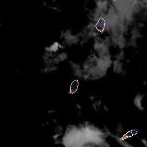 météo tropicale : Image satellite .