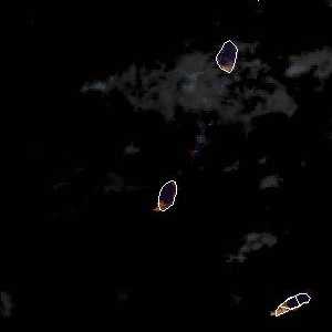 météo tropicale : Image satellite .