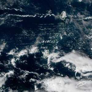 météo tropicale : Image satellite .