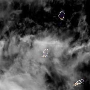 météo tropicale : Image satellite .
