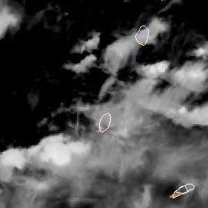 météo tropicale : Image satellite .