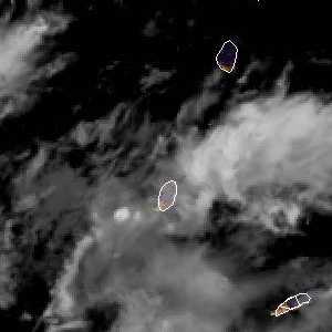 météo tropicale : Image satellite .