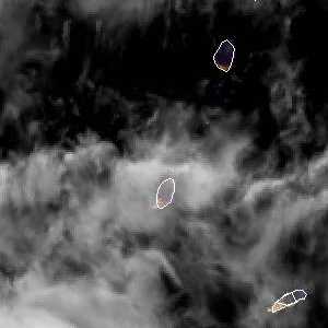 météo tropicale : Image satellite .