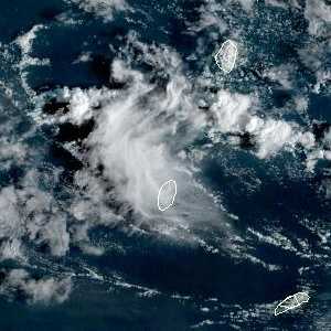 météo tropicale : Image satellite .