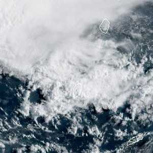 météo tropicale : Image satellite .