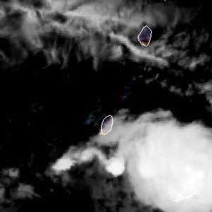 météo tropicale : Image satellite .